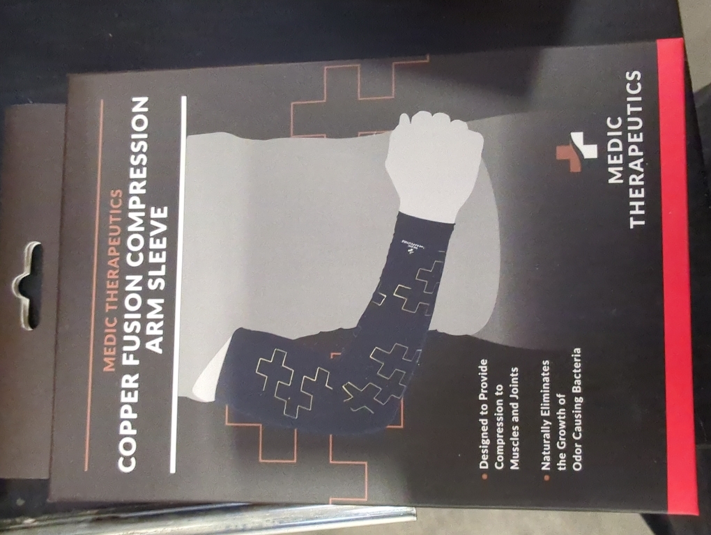 Copper Fusion Compression Arm Sleeves