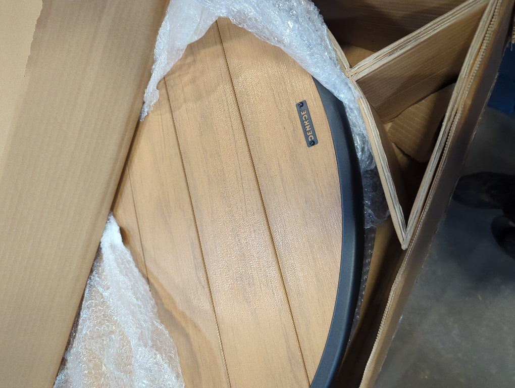 DENKOE 32 Inch Round Fire Pit Table with Fire Pit Grill, Extra Thick, Heavy Duty Fire Bowl, Deep Outdoor Firepit, Wood Burning Firepits for Outside Patio, Backyard Fire Pits, Large BBQ Pit