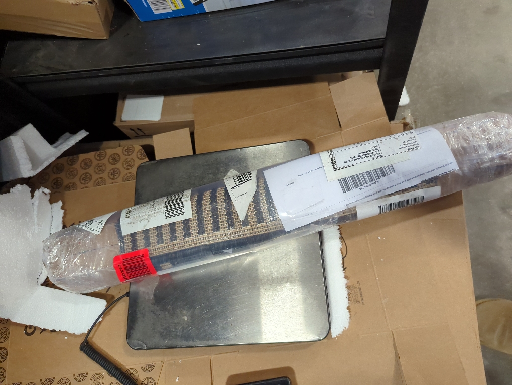 nuLOOM 2' x 3' Outdoor Area Rug, Casual Design With Striped Border, Stain Resistant, Highly Durable, For Patio, Balcony, Bedroom, Living Room, Dining Room, Bathroom, Dark Grey