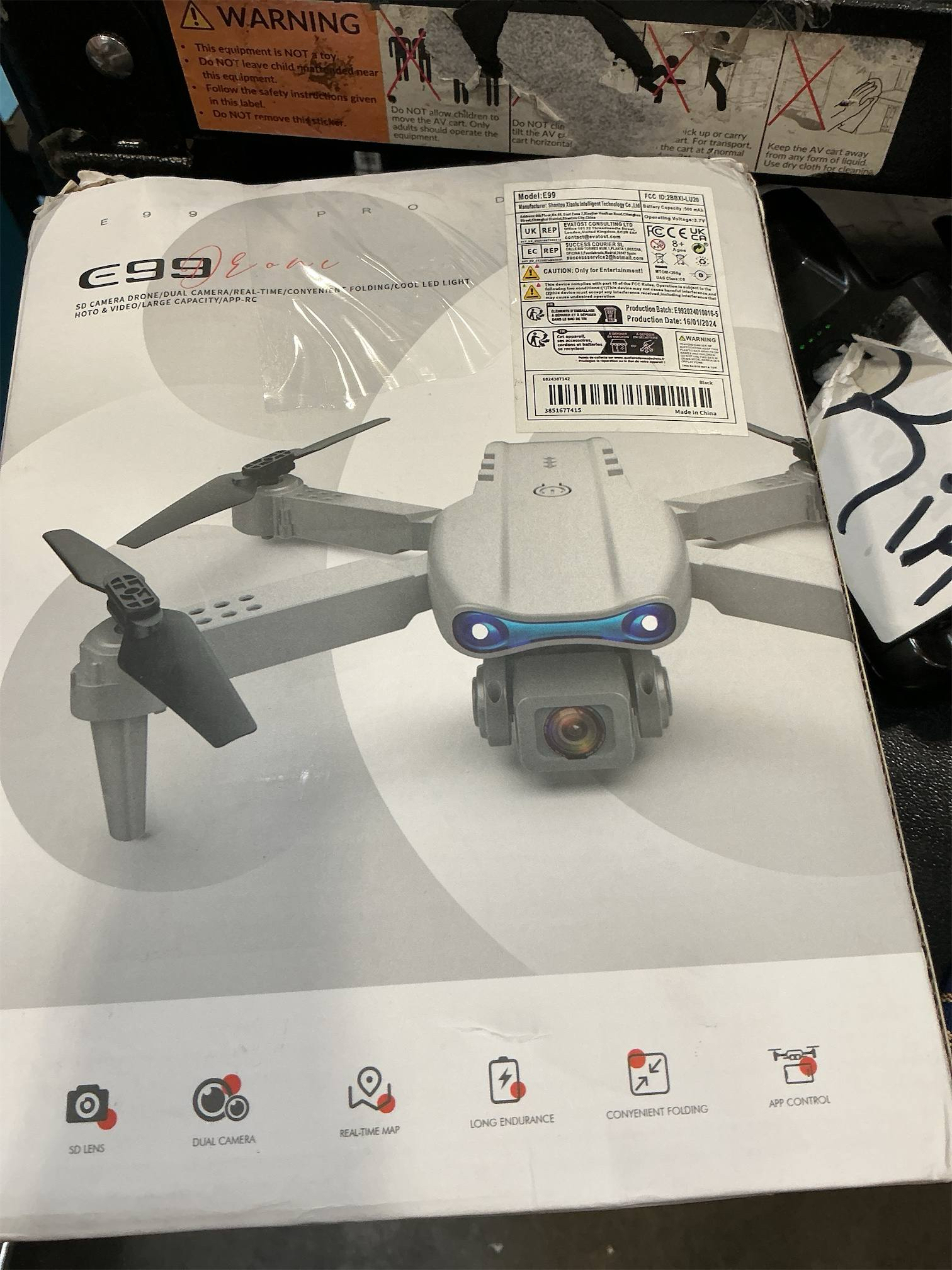 Drone with 1080P Camera - Foldable Remote Control Quadcopter with Voice Gesture Control, 3D Flip, One Key Start, Emergency Stop, 2 Batteries, Easier to use, Toy for Adults Beginners, Grey
