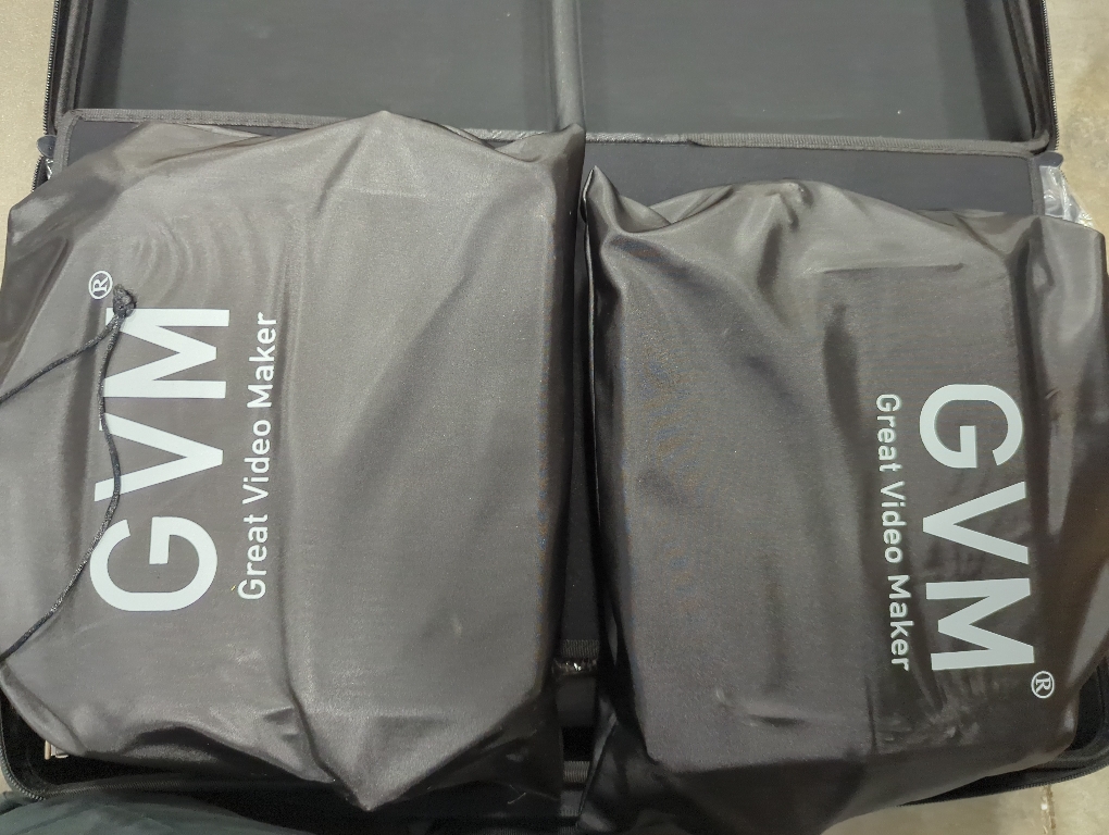 GVM 1000D RGB Led Video Light with 2 Softboxes, Photography Lighting Kit with Bluetooth Control, Full Color Video Lighting Kit with 18 Applicable Scenes, 2 Packs Led Light Panel for Video Shooting