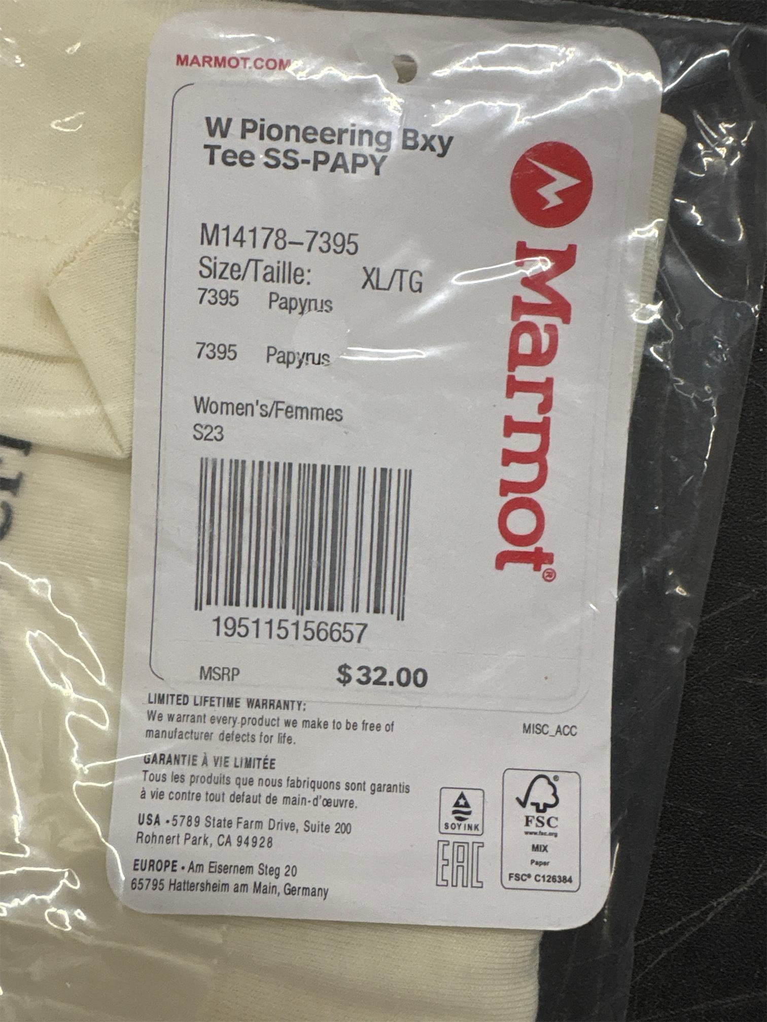 marmot pioneering boxy short-s