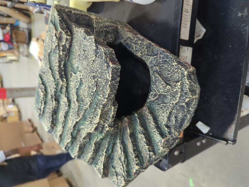 Resin Reptile Hideouts Cave Habitat Decor, B- Extra Large