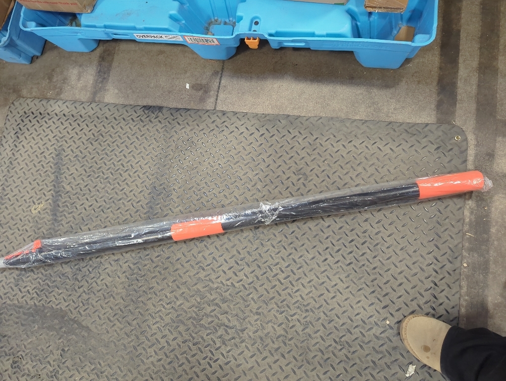 5-8 ft Long Telescopic Extension Pole // Multi-Purpose Extendable Pole with Universal Twist-on Metal Tip // Lightweight and Sturdy // Best for Painting, Dusting and Window Cleaning