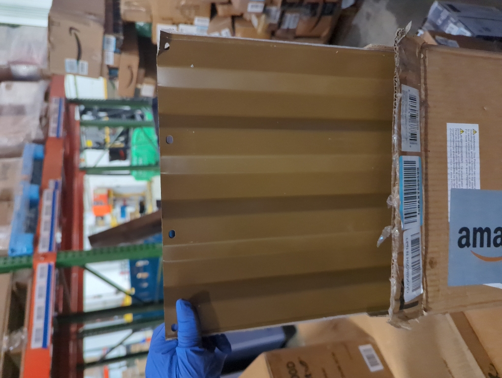 48 in. Rectangle Brown Galvanized Steel Raised Bed