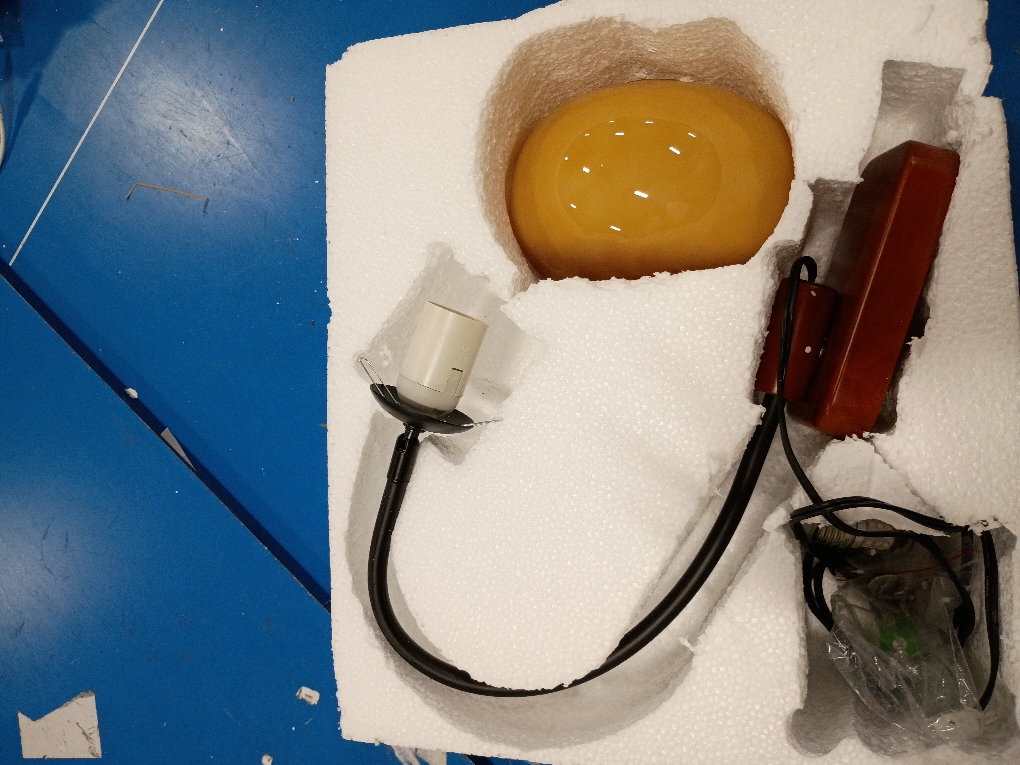 Modern Decoration Wall Sconce Mid Century with White Milk Glass Vintage Industrial Wood Wall Light Hardwired Smoke Grey Amber Farmhouse Reading Wall Lamp for Bedroom Living Room Bedside