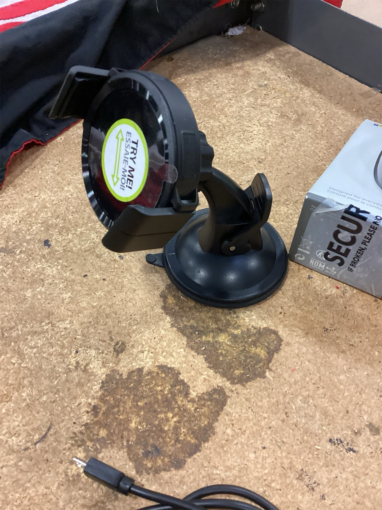 Bracketron BT2-934-2 PwrUp MiT Grip QI Mount Wireless Charging Phone Holder