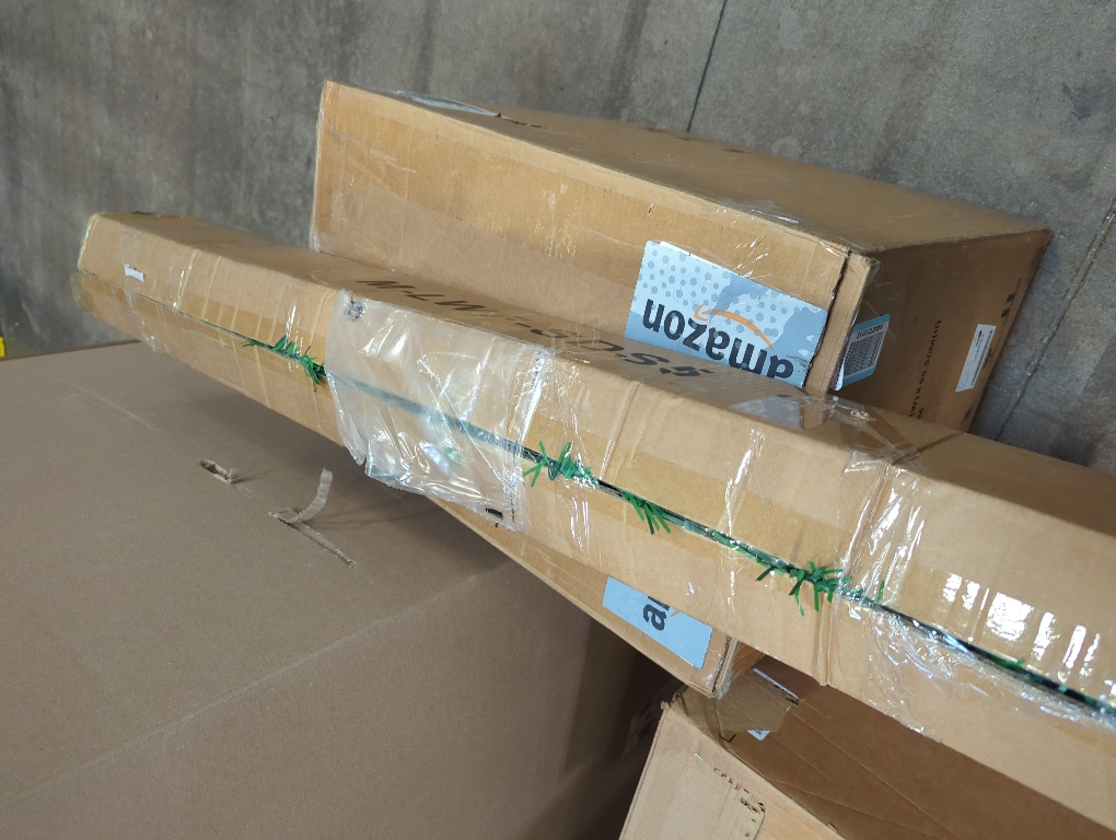 Prsildan 5 FT Artificial Christmas Tree, Pre-Lit Optical Fiber Xmas Trees with Multicolor LED Lights, Snowflakes & Top Star, Lighted Christmas Tree Holiday Home Decor