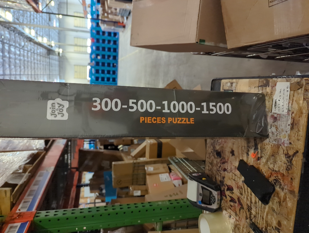 Join&Joy Jigsaw Puzzle Mat Roll Up, Rubber Saver Pad 46 x 26 , with 4 Sorting Trays & Travel Storage Bag, Portable Rollup Puzzles Keeper, Up to 1500 Pieces