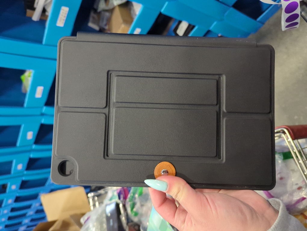 INFILAND Keyboard Case for Samsung Galaxy Tab A9 Plus 5G with 7-Color Backlight & High Precision Trackpad, Slim and Portable Detachable Folder Style Keyboard Case for Tab A9 11 inch (Anthracite)