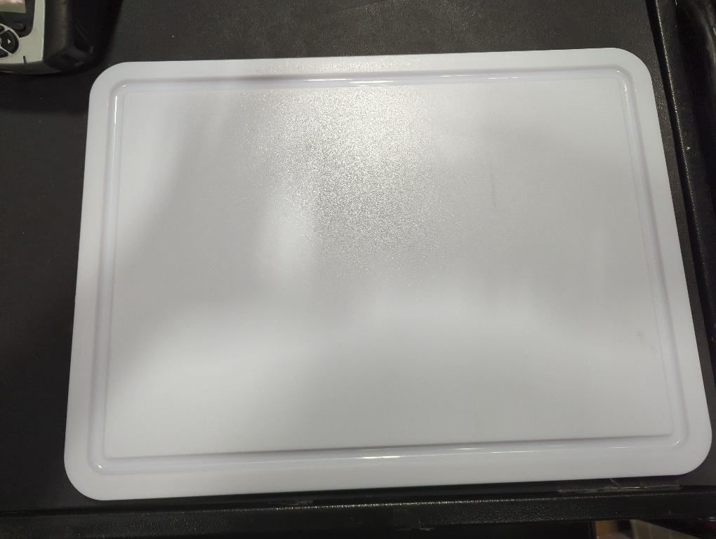Extra-Large Plastic Cutting Board,  Dishwasher-Safe Chopping Board with Juice Groove, Non-Slip Surface, Durable, White