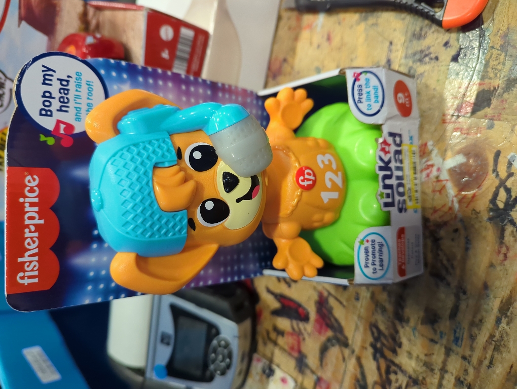 Fisher-Price Link Squad Opposites Fox Baby Learning Toy with Music & Lights