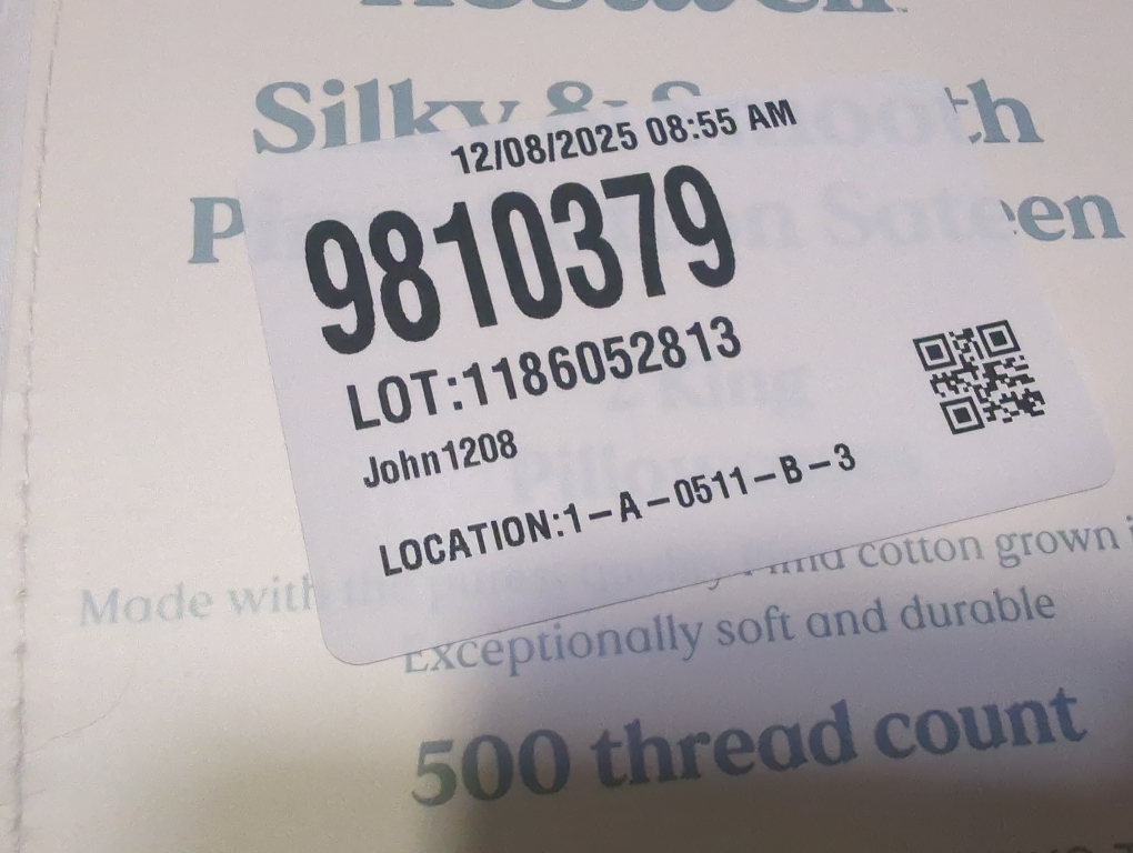 Set of 2 Size King  Color White Nestwell Pima Cotton Sateen 500-Thread-Count King Pillowcase Set in Bright White