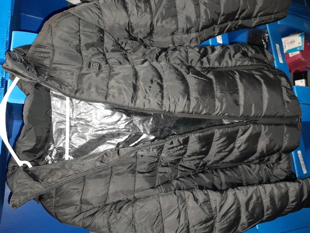 Vestego Heated Jackets for Women, Heated Jacket with 12V 20000mAh Battery Pack, 6 Heating Zones, Black Xl