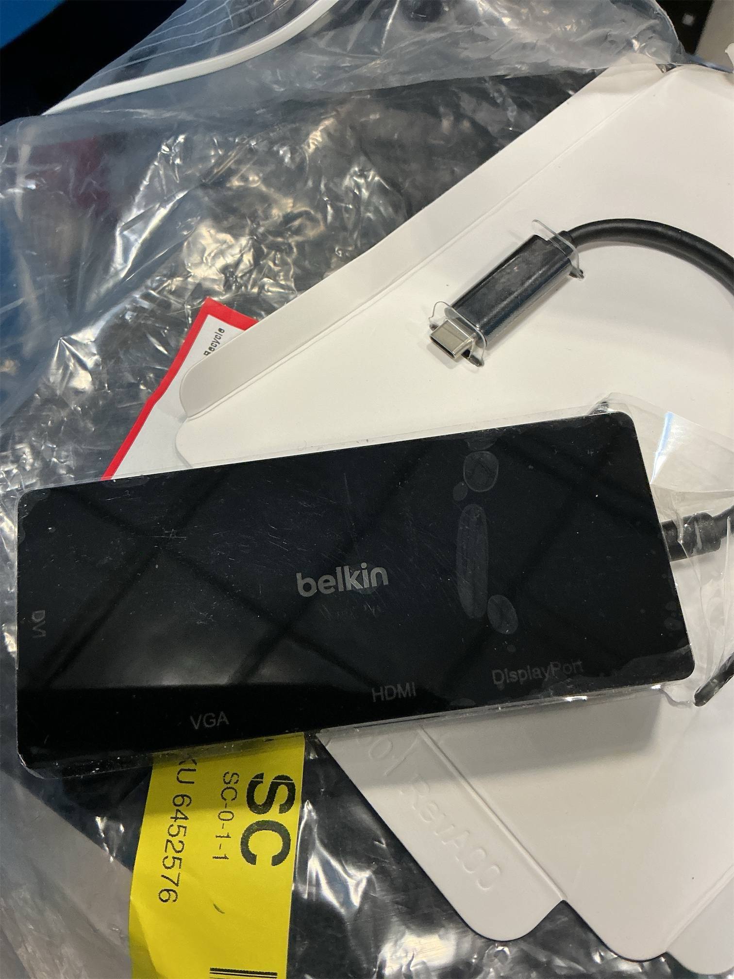 Belkin Adpt,Usbc-Hdmi,Vga,Dvi,Dsplypt,Blk