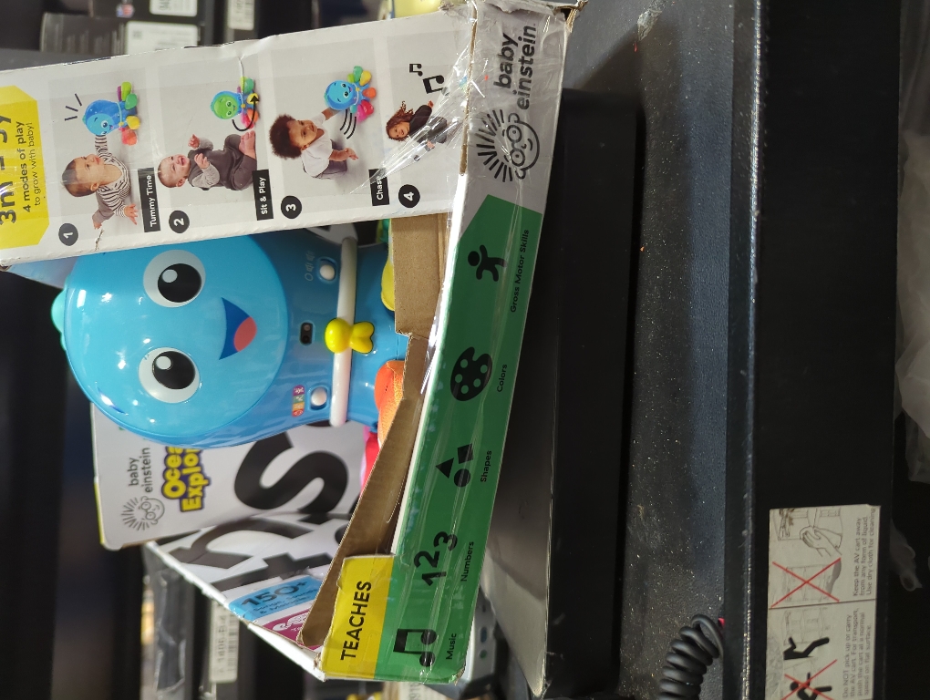 Baby Einstein Ocean Explorers Go Opus Go 4-in-1 Crawl & Chase Activity Learning Toy, Music and Lights, Ages 3 Months to 5 Years