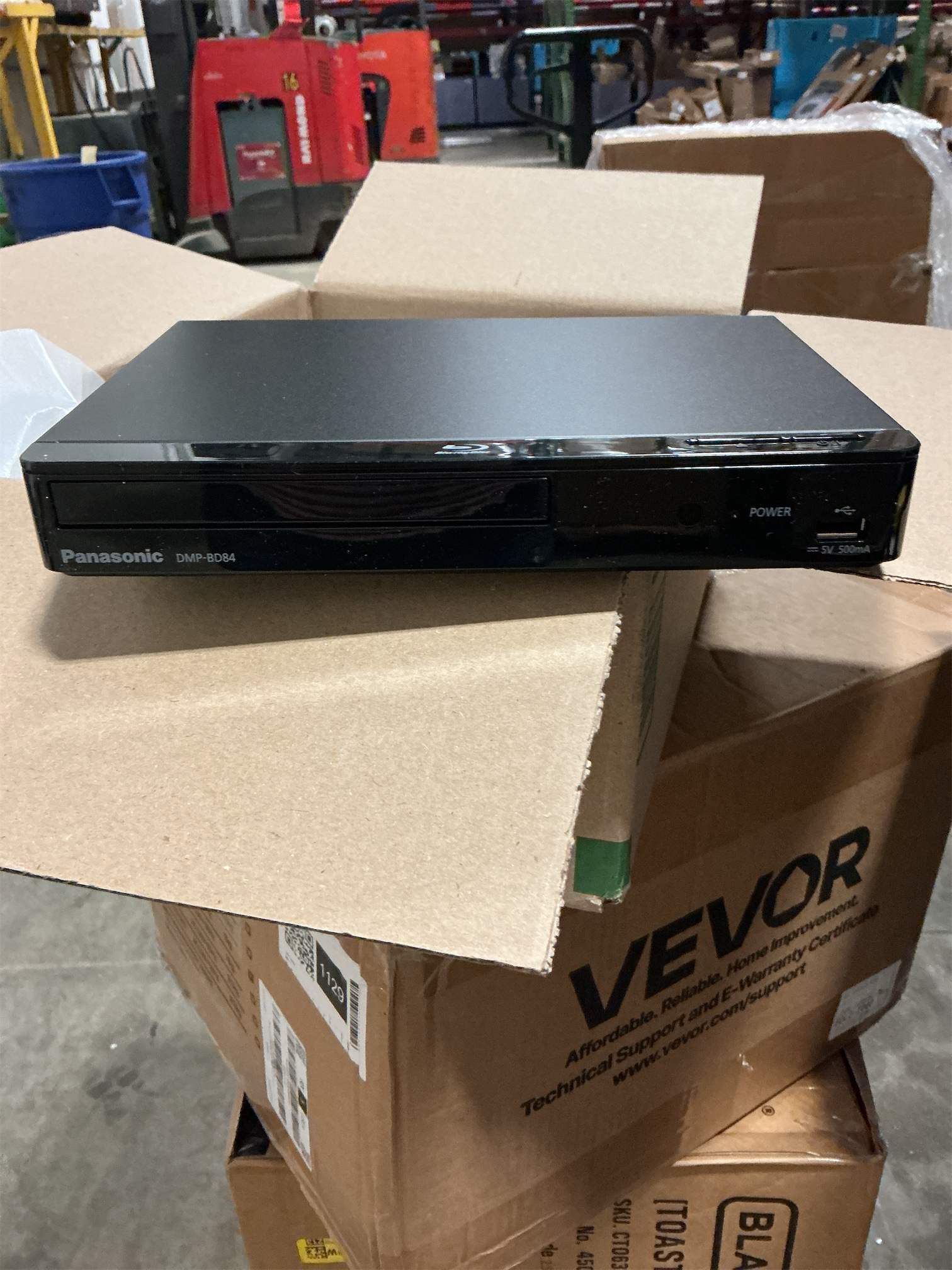 Panasonic Blue Ray Player with Full HD Picture Quality and Hi-Res Dolby Digital Sound, DMP-BD84P-K Blu Ray DVD Player, Black