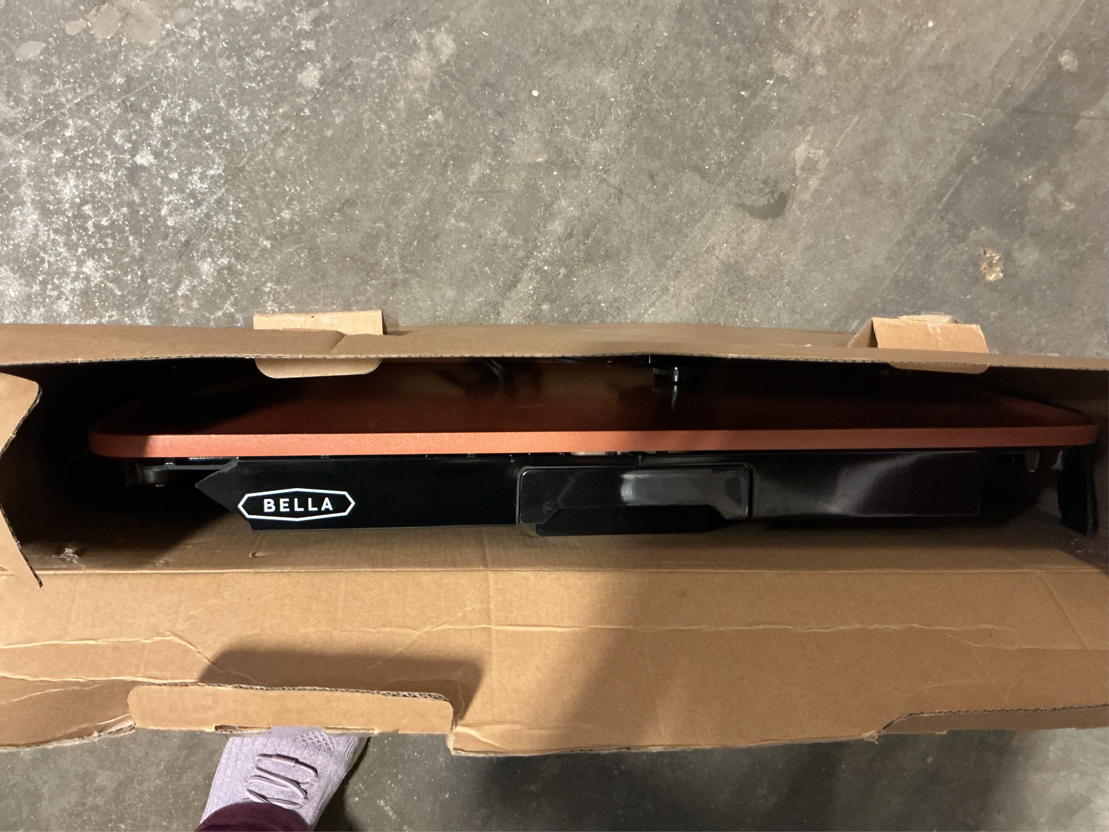 bella XL Electric Ceramic Titanium Griddle, Make 15 Eggs At Once, Healthy-Eco Non-stick Coating, Hassle-Free Clean Up, Large Submersible Cooking Surface, 12 x 22, Copper/Black