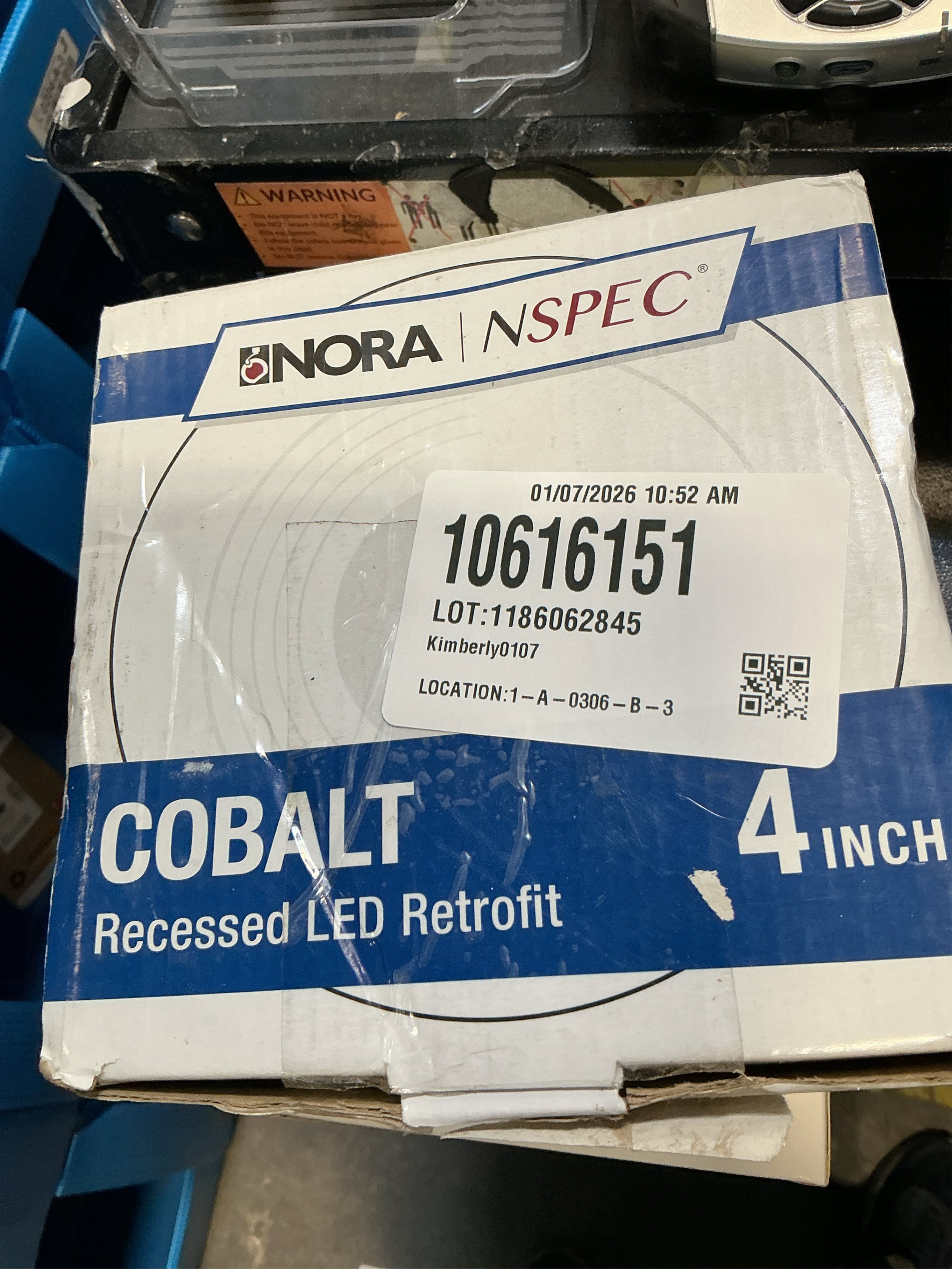 4 Cobalt Retrofit Reflector, 4000K, White, Nora NLCBC-451D40WW CCK0G (753814)