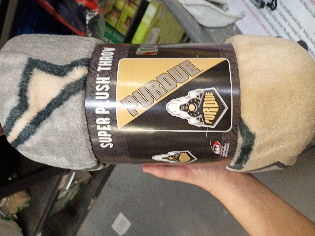 Proformance Home NCAA Purdue Boilermakers Endzone Ultra Soft Tailgate Throw
