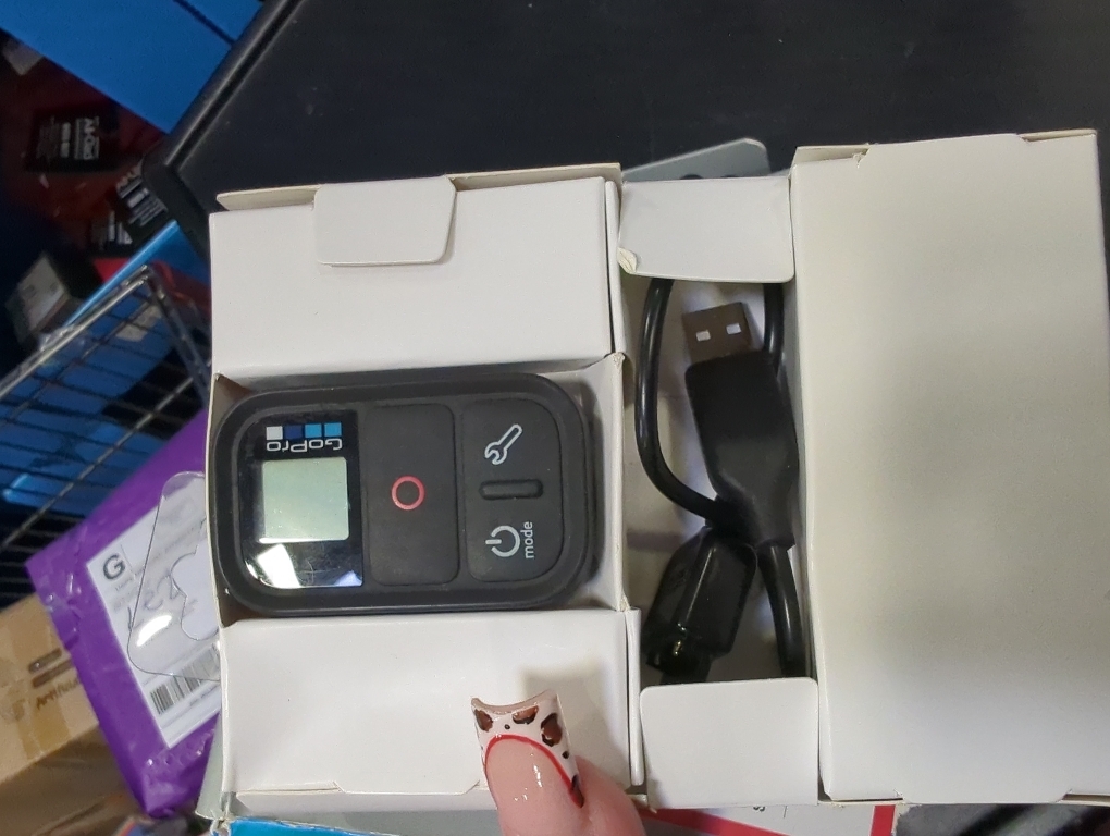 GoPro Smart Remote Control - Compatible with HERO8 Black, MAX, HERO7 Black, HERO6 Black, HERO5 Black, HERO5 Session, and Fusion (GoPro Official Accessory)