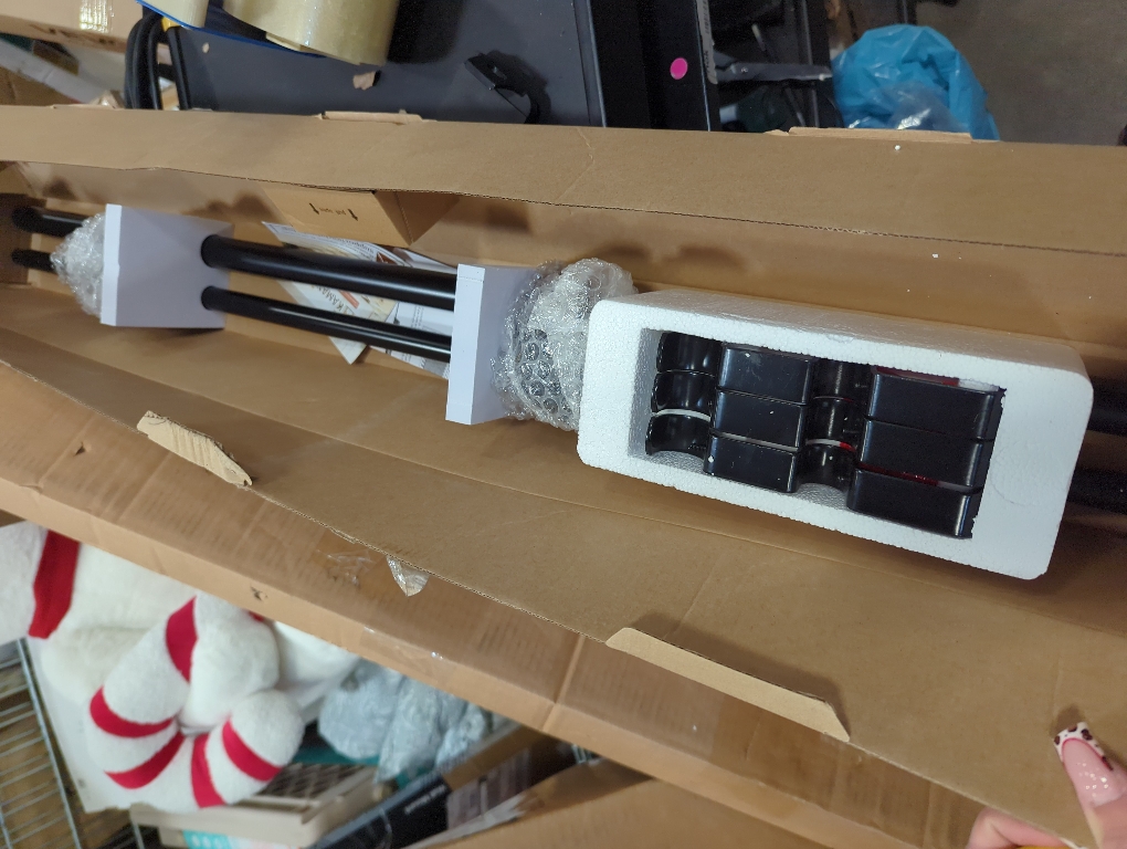 KAMANINA 1 Inch Double Curtain Rods for Windows 36 to 72 Inches (3-6 Feet)，Black Heavy Duty Double Curtain Rod, Telescoping Drapery Rod with Netted Texture Finials