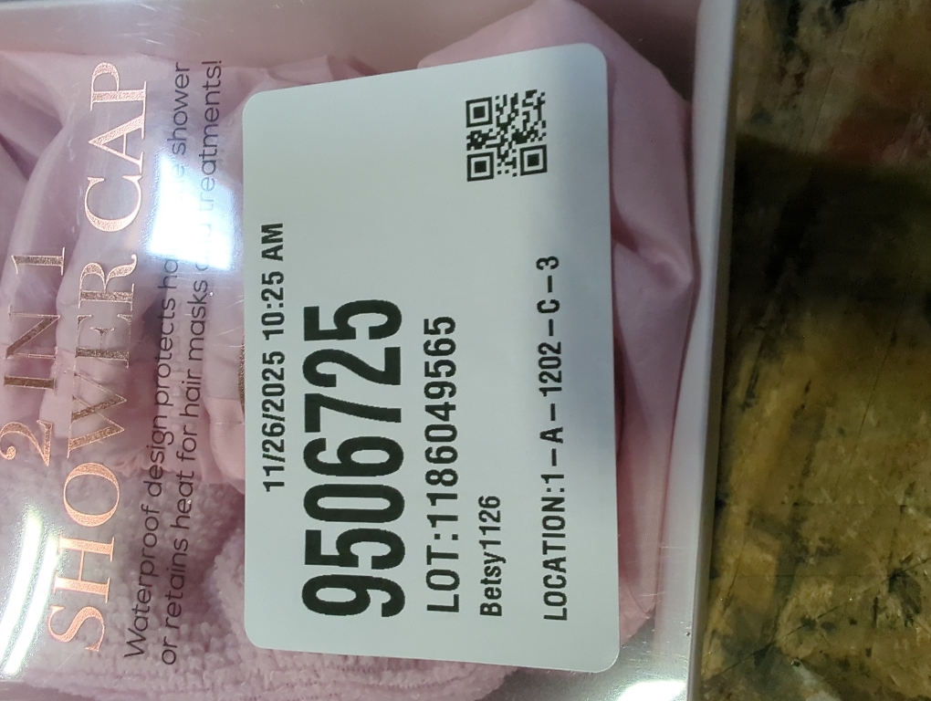 Lined Shower Cap,Triple Layer Large Cap for Women,Shower Cap Reusable Waterproof,Long Thick Hair (Pink)