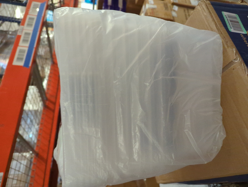 Clear Storage Latch Box 12 Quart, Plastic Organizing Box/Bin with Lid and Black Handles, 6-Pack