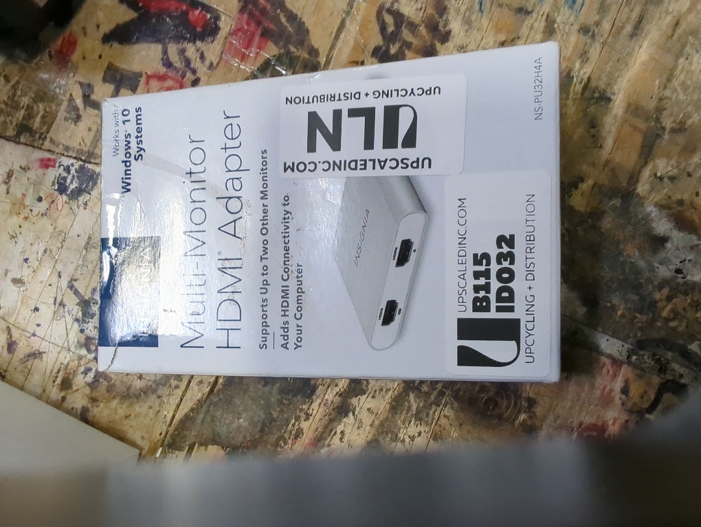 Insignia - USB to Dual HDMI Adapter - Model: NS-PU32H4A