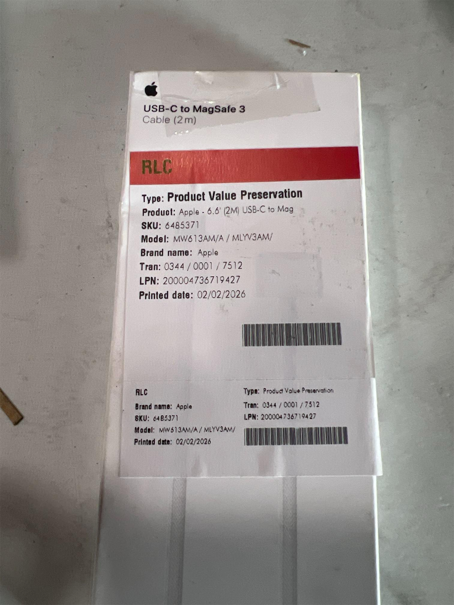 Apple USB-C to Magsafe 3 Cable (2 m)