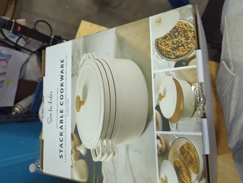 Sur La Table Enameled Cast Iron Stackable Cookware Set | Costco