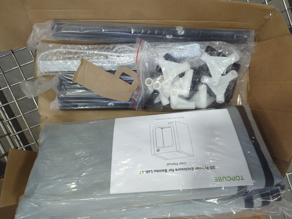 3D Printer Enclosure for Bambu Lab A1, Large Size Enclosure with LED Light, Fireproof Waterproof Dustproof Noise Reduction Constant Temperature 3D Printer Cover, 550x670x600MM