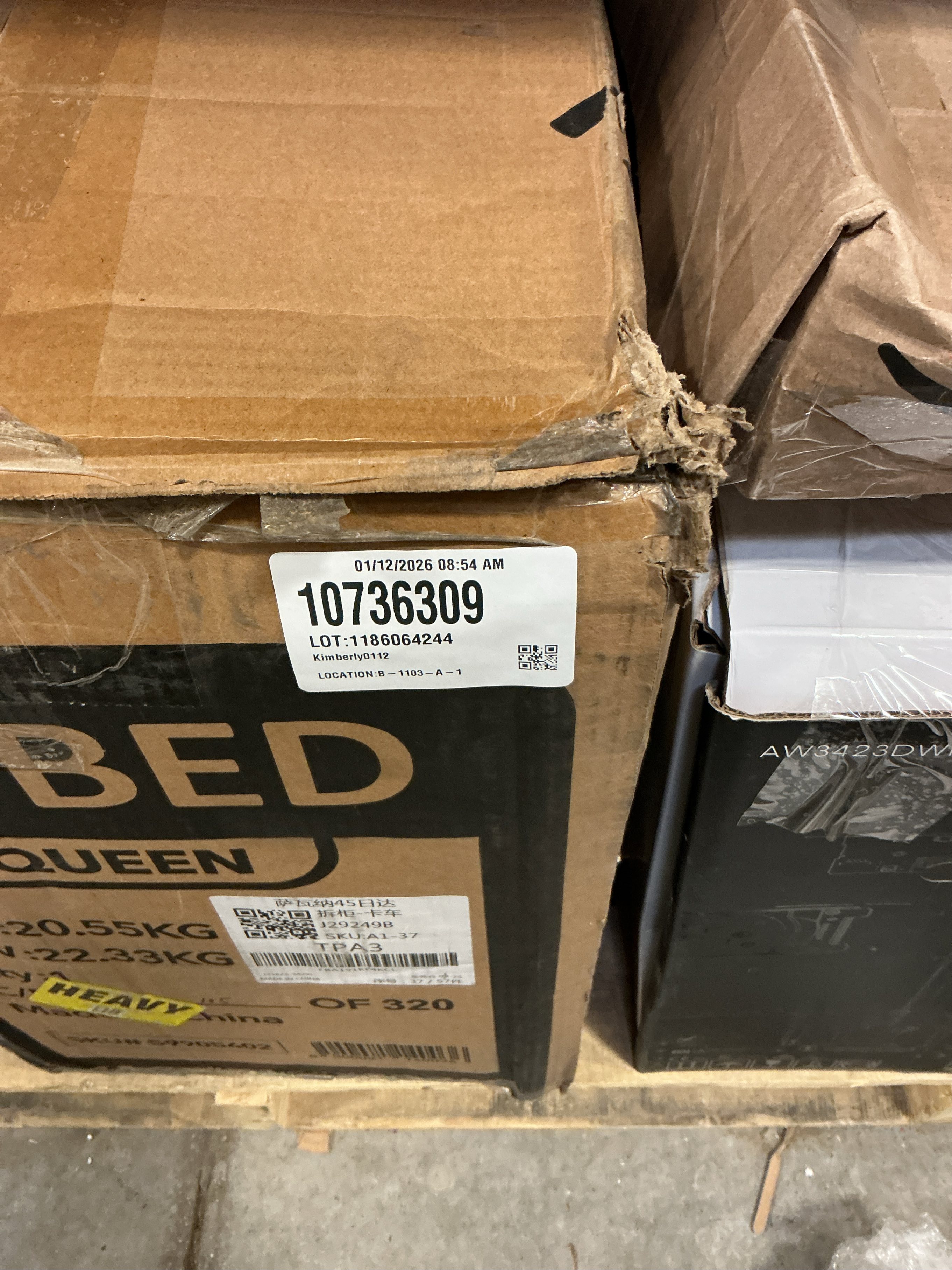 Simpli Comfy Queen EZ Bed Self-Inflating Air Mattress with Built-in Frame, Pump and Wheeled Case, Blow Up Inflatable Rolling Air Bed on Wheels