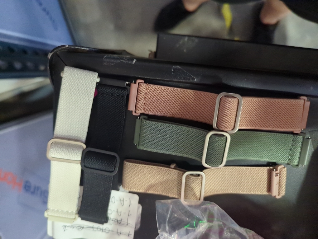 Lerobo 5 Pack Stretchy Bands Compatible with Samsung Galaxy Watch 7 6 5 4 FE Band 40mm 44mm 45mm/Watch 6 4 Classic 4 42mm 46mm 43mm 47mm/Active 2,20mm Soft Nylon Solo Loop Band Elastic Strap