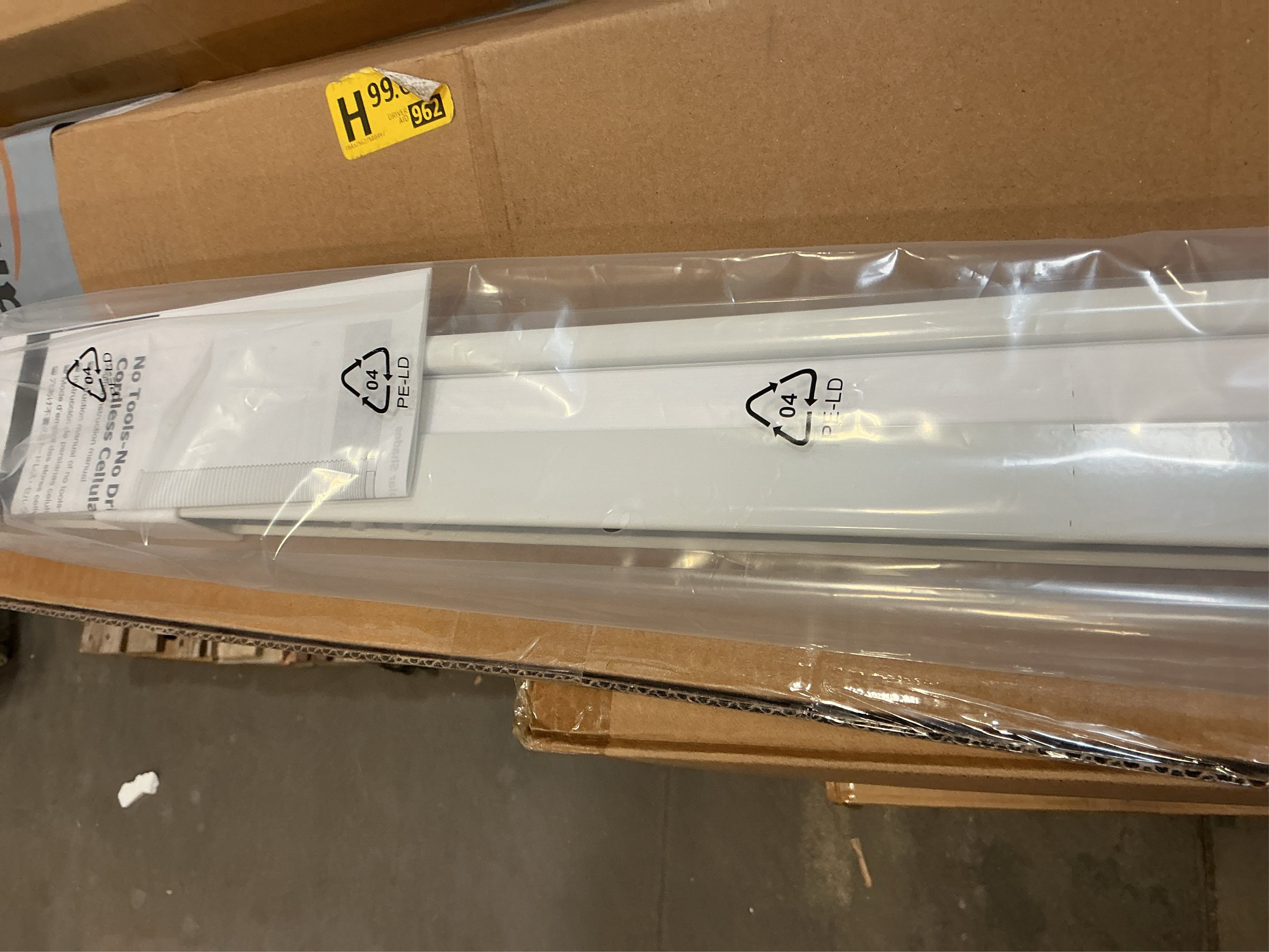 LazBlinds Cordless Cellular Shades, No Tools No Drill Light Filtering Honeycomb Shades Pleated Blinds for Windows, 35'' W x 36'' H, White