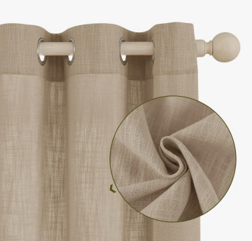 Kambi Linen Blend Semi-Sheer Curtain Panel Pair (Set of 2)ByRed Barrel Studio®