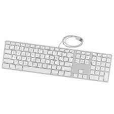 A1243) Apple Slim Wired Keyboard w/ Numeric Keypad - MB110LL/B