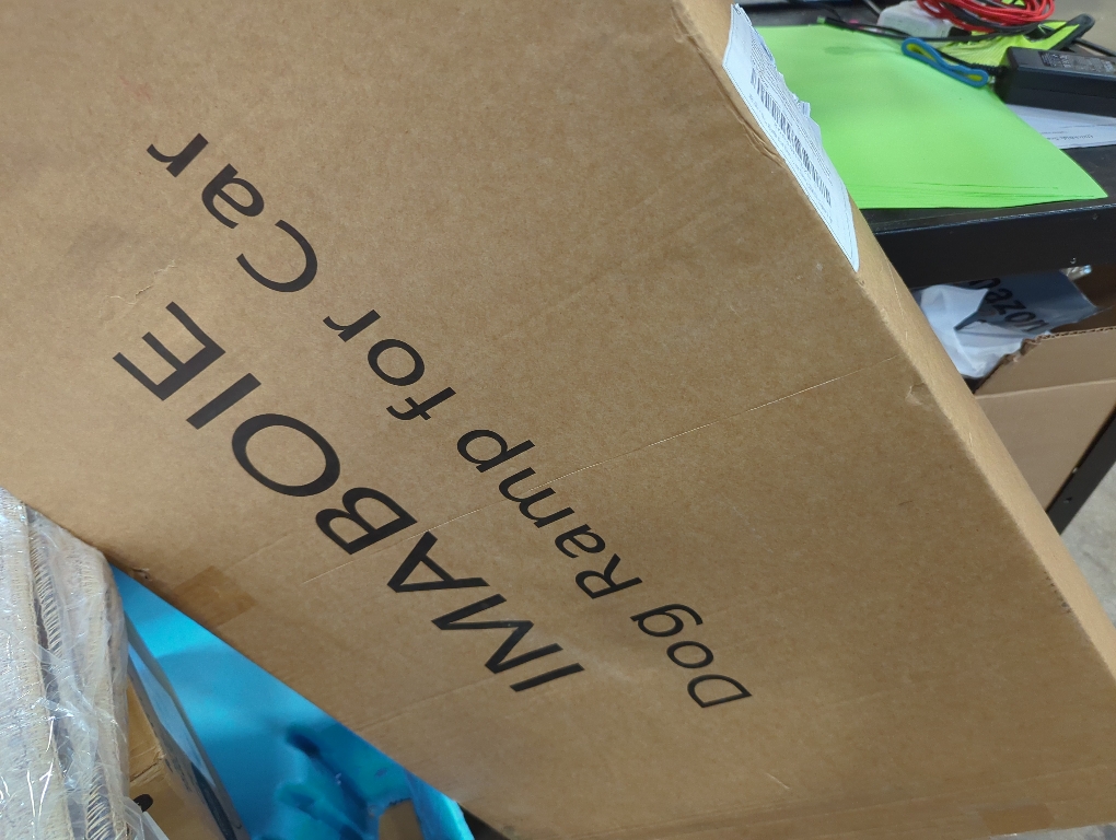 Dog Ramp for Car, 74 X 20 Dog Car Ramp for Large Dogs SUV Truck, Outdoor Folding Portable Large Pets (Up to 250LBS) Car Steps for Truck SUV Van Stairs with Non-Slip Surface, 250lb Capacity