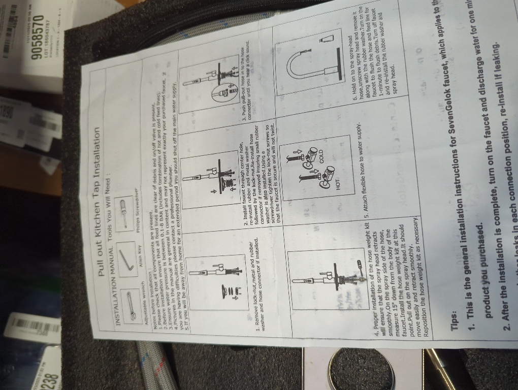 Kitchen Faucet with Pull Down Sprayer SUS304 Stainless Steel High Arc Brushed Nickel Pull Out Kitchen Sink Faucets Utility Laundry Farmhouse Camper Rv Modern for 1 or 3 Hole Sink, KF1-BN