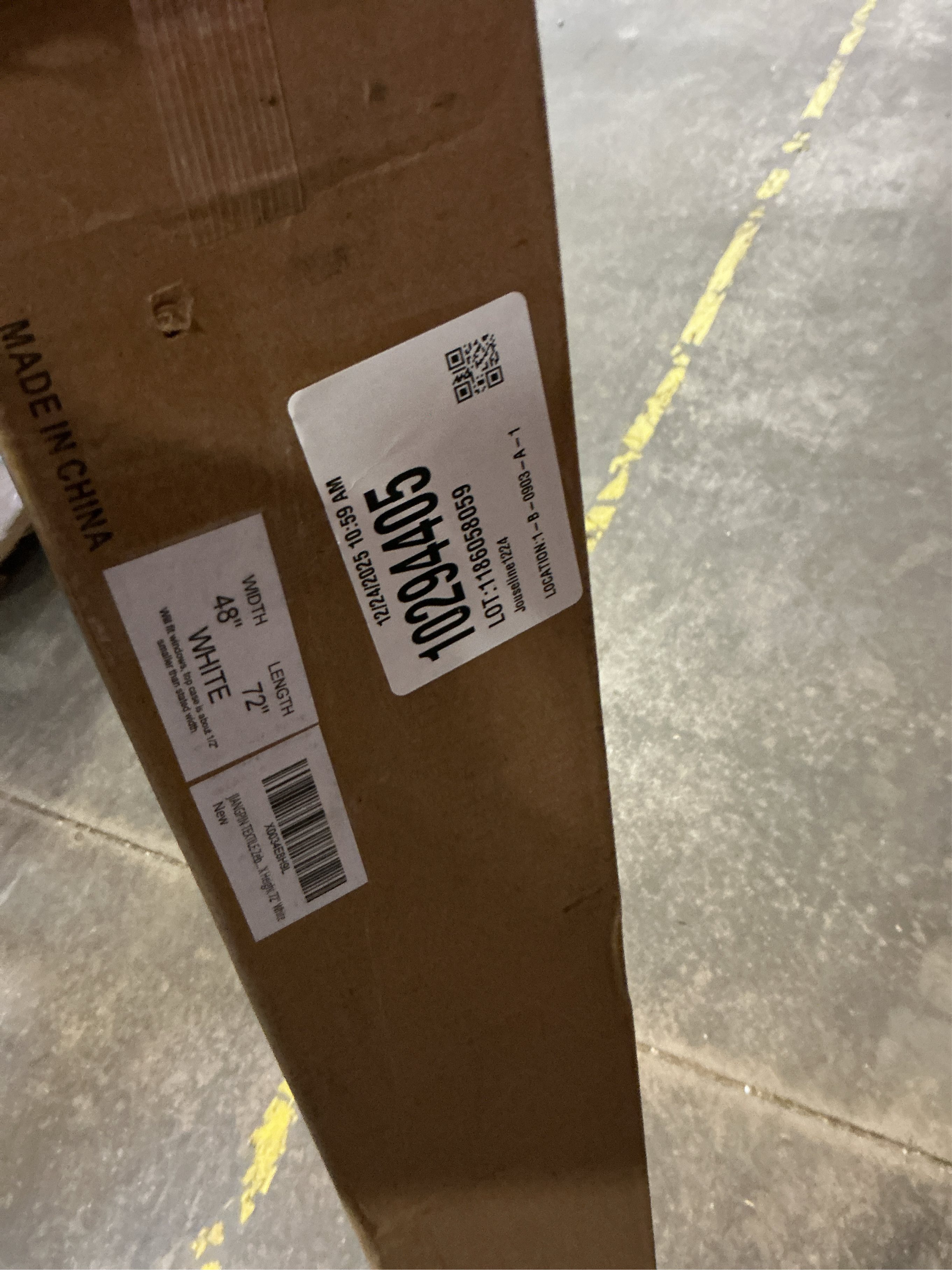 Zebra Blinds for Windows Dual Layer Light Filtering Privacy Free-Stop Sheer Shades Light Control for Indoor Windows Zebra Shades for Living Room(48 W X 72 H, White)