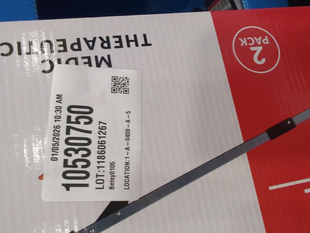 Medic Therapeutics 2-Pack Extra Long Reacher Grab Tool W/ Magnetic Ti. Lightweight with a Strong Grip and Easy Attachment to Canes  Walkers  and Wheel