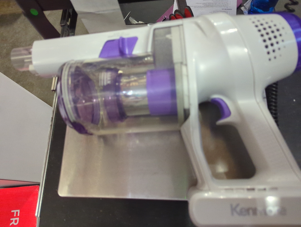 Kenmore 21.6V Lightweight 2-in-1 Vacuum, Hybrid, HEPA Filter, Lithium Ion Battery, 2-Speed Settings, Combo Tool Cordless Stick Vac, Purple