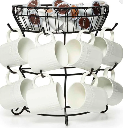 Mikasa Countryside Mug Tree with Basket