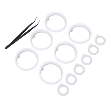 CIATBYYJ 10 Pcs Water Bottle Gasket Replacement, 9 Silicone Water Bottle Lid Covers with Tweezers Replacement Compatible with 24/32/40/64oz Lid Sealing O Rings Fit Straw Lids & Spout