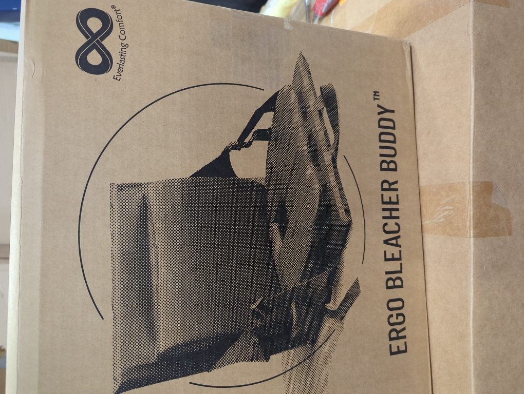 Everlasting Comfort Stadium Seats with Back Support - Adjustable Memory Foam Bleacher Chairs with Back and Cushion, Portable, Easy Folding Stadium Seat Cushion with Storage Pocket