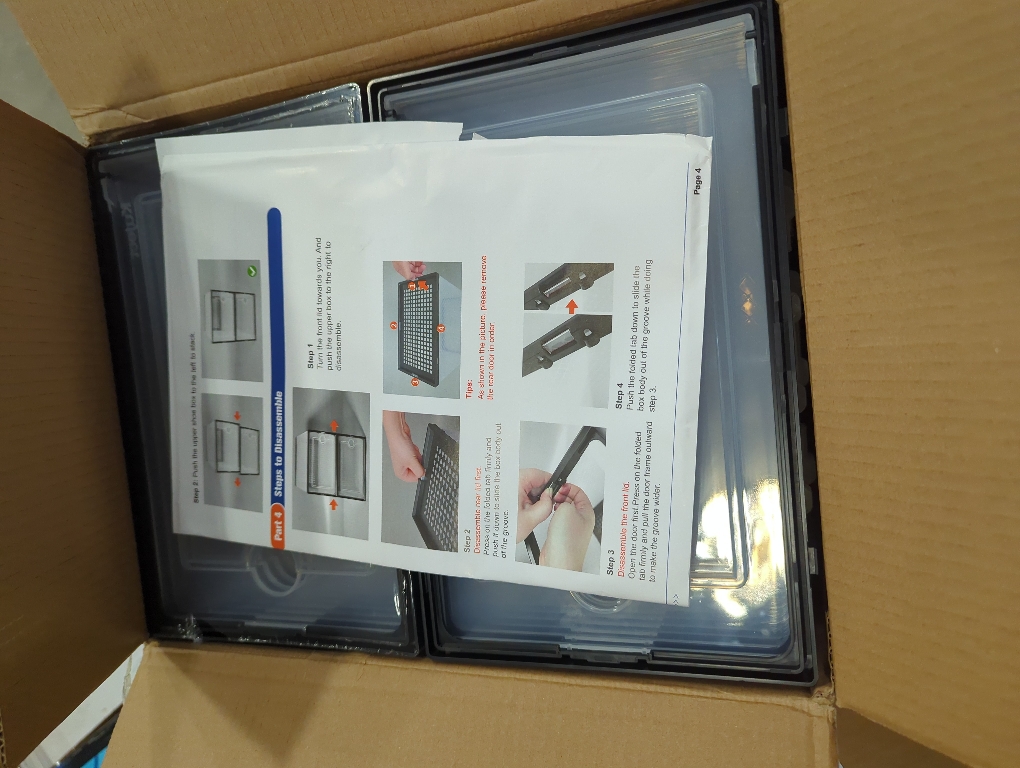 Kuject XX-Large Shoe Storage Boxes Organizers Clear Plastic Stackable 12 Pack, Shoe Rack & Holder Substitute, Sneaker Containers, Toy Storage Organizer Bins for Entryway, Closet, Under Bed, Black