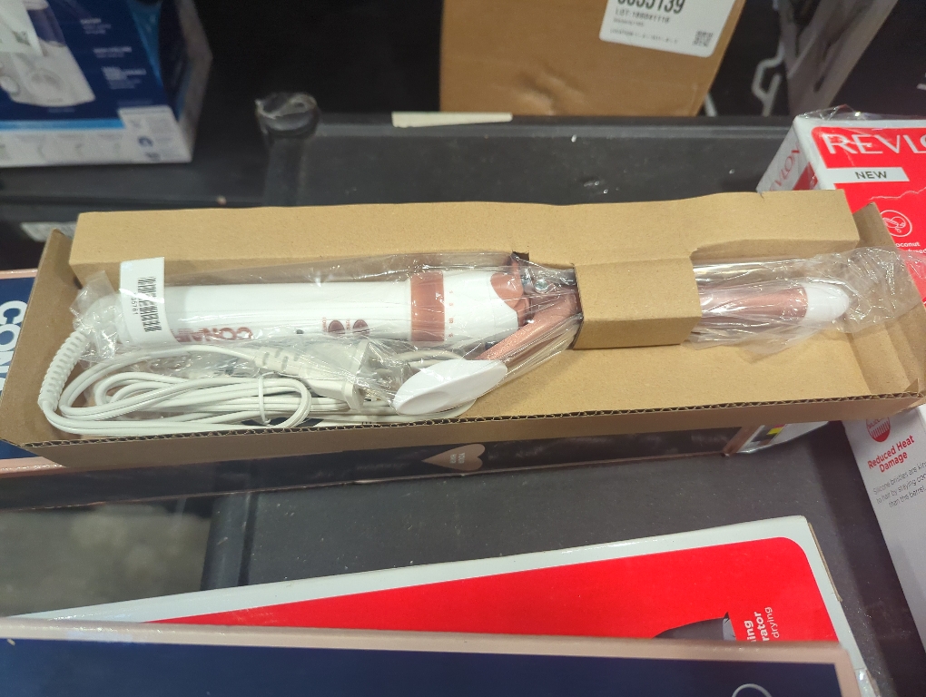 Color rose gold Conair Double Ceramic Curling Iron - 3/4