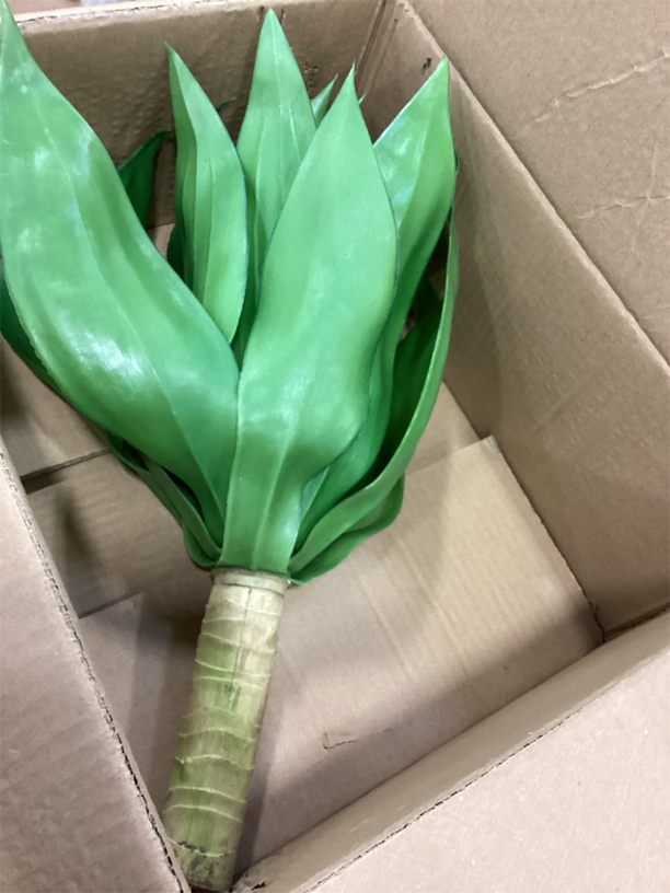 Velener Fake Agave Artificial Plants, Fake Succulents Plant for Room Decor, Unpotted Faux Agave Stems Plant for Outdoor/Indoor Decor, 22 inches