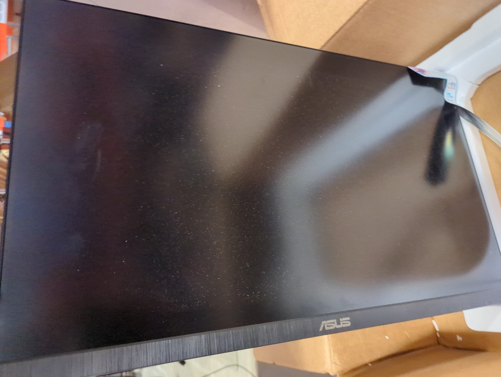 ASUS 27” 1080P Monitor (VA27DQ) - Full HD, IPS, 75Hz, Speakers, Adaptive-sync/FreeSync™, Low Blue Light, Flicker Free, VESA Mountable, Frameless, HDMI, VGA, DisplayPort, Tilt Adjustable, BLACK