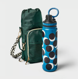 hydration business set, water bottle crossbody bag, stainless steel water bottle